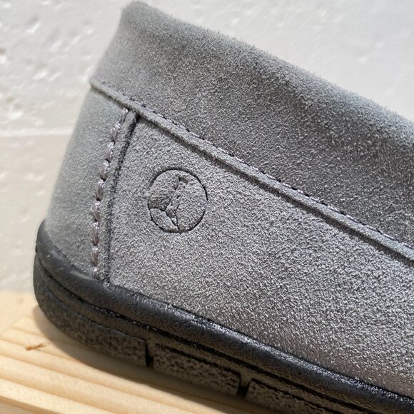 Lands End Men's Suede Moccasin Slippers - Picture 8 of 9